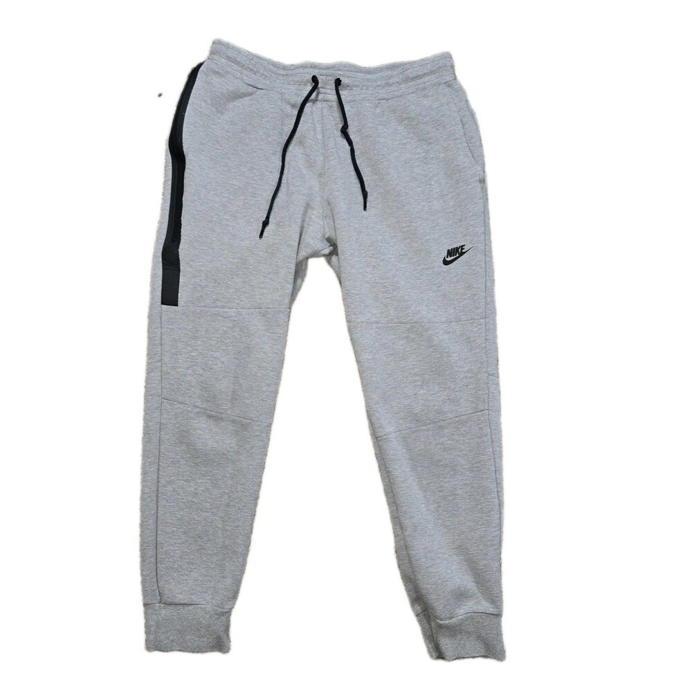 2014 Nike Tech Fleece OG Jogger Pants Mens Large Gray Black 545343 32x27